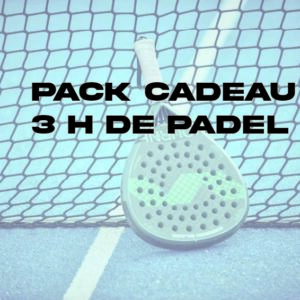 Cours de padel à Paris – Pack cadeau 3h : 1h individuelle + 2h collectives dans lieux premium